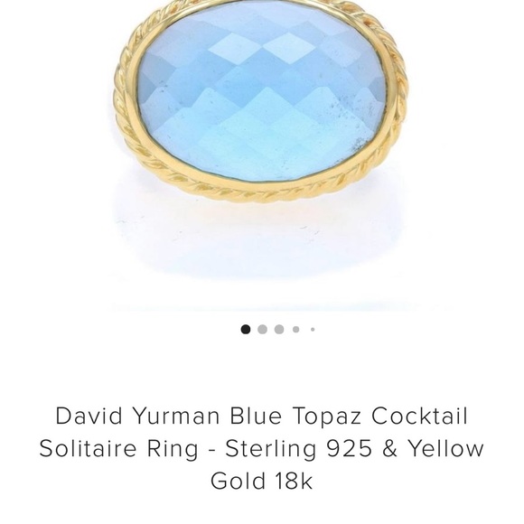 Authentic David Yurman cocktail / right hand ring - Picture 6 of 11